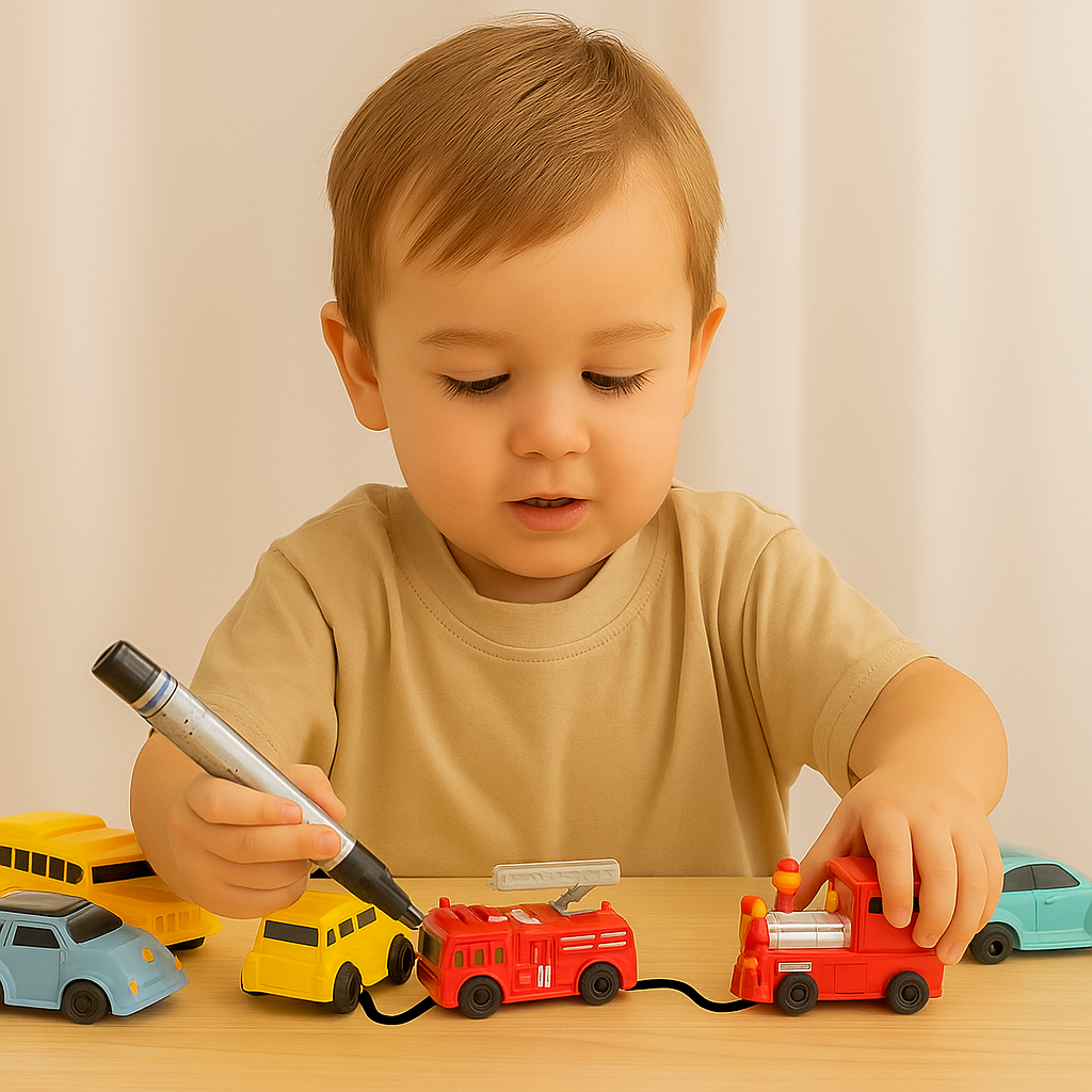 LineDrive – Creative & Interactive – Car with Magic Pen Steering