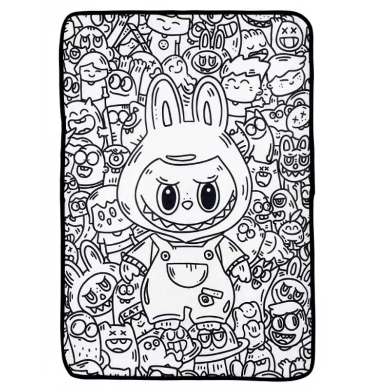 ColorFun – Creative & Educational – Large Coloring Blanket