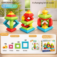 Thumbnail for Pyramid Stacking Blocks – Motor Skills and Creativity – Stacking Block Set