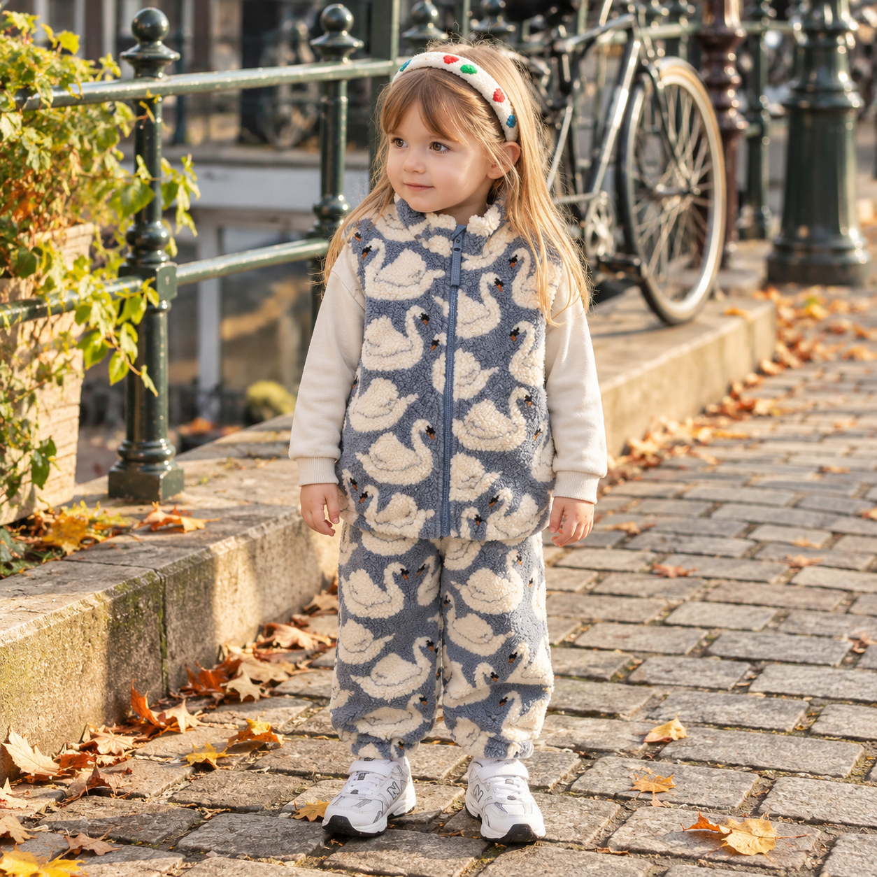 FuzzyPants – Soft & Warm – Plush Kids' Pants with Playful Prints