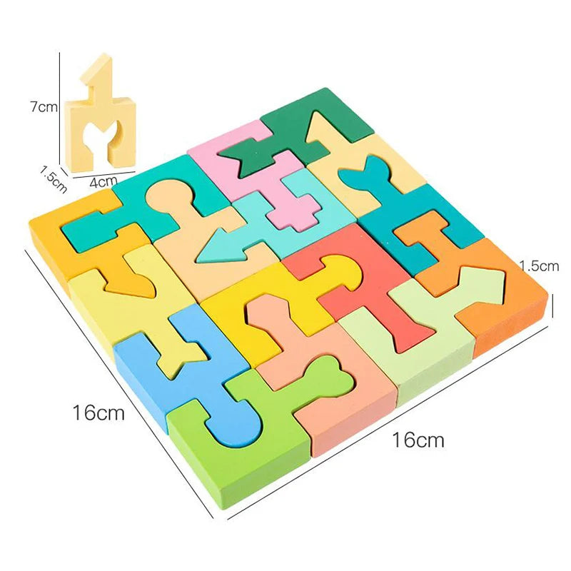 Woods™ - Creative Brainteasers - Geometric Wooden Puzzle