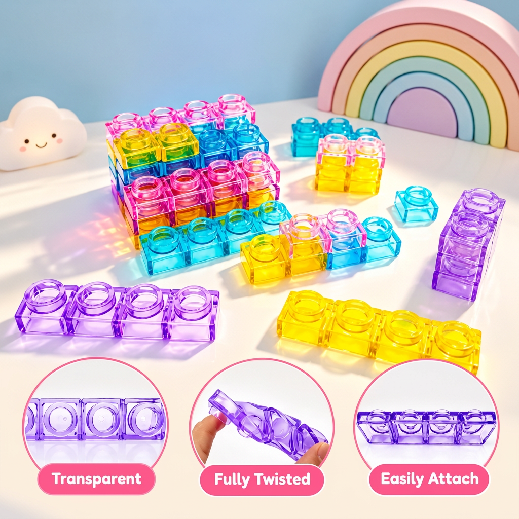 JellyBuild – Soft & Creative – Flexible Jelly Building Blocks