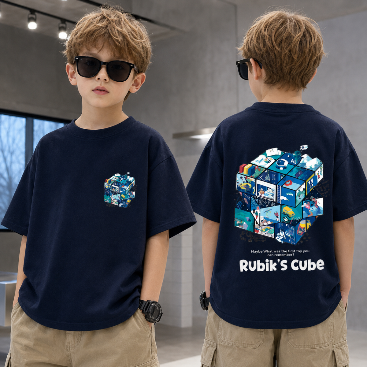 CubePlay – Soft & Stylish – Rubik’s Cube T-shirt
