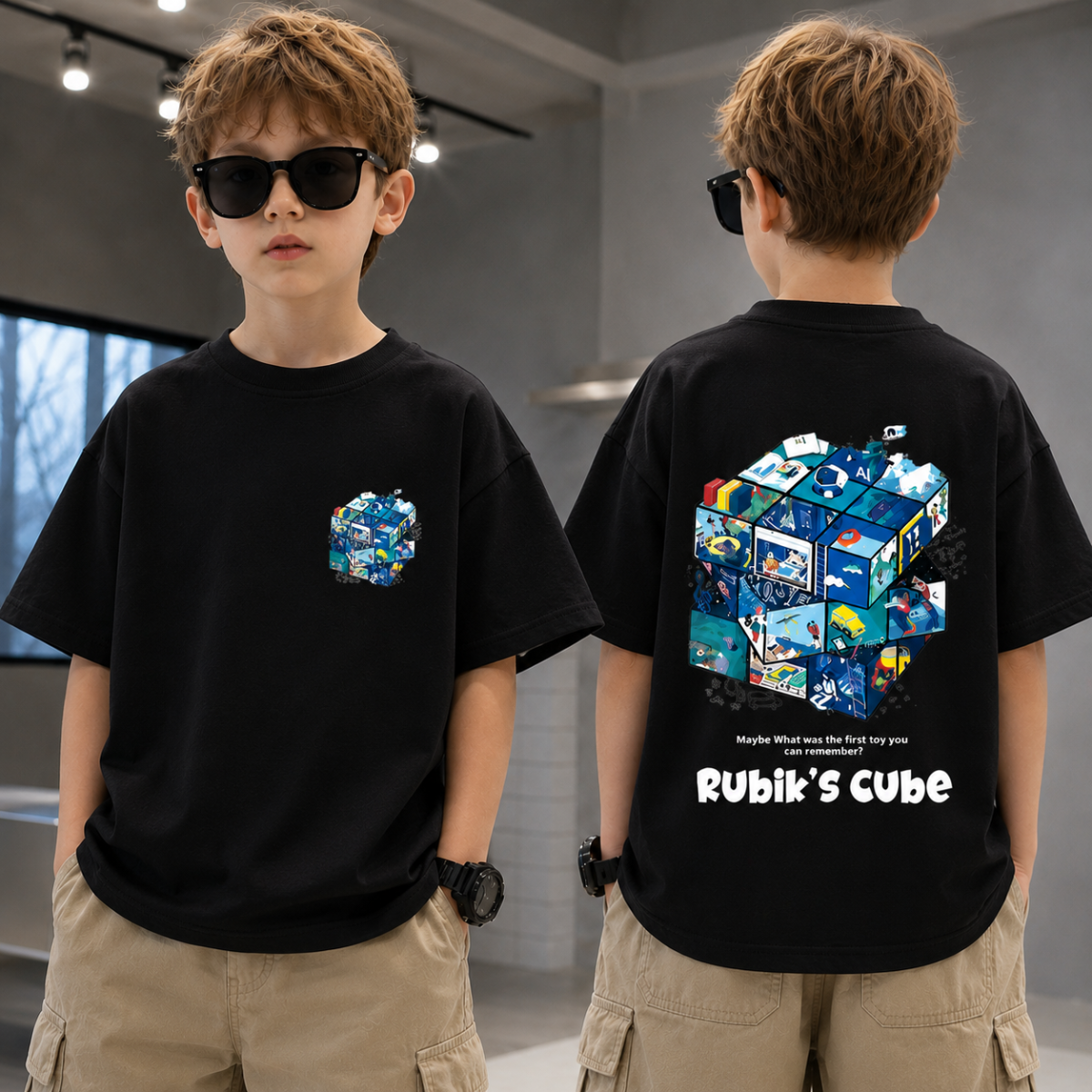CubePlay – Soft & Stylish – Rubik’s Cube T-shirt