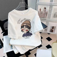 Thumbnail for CuteStyle – Trendy & Comfortable – T-shirt with an oversized cartoon print
