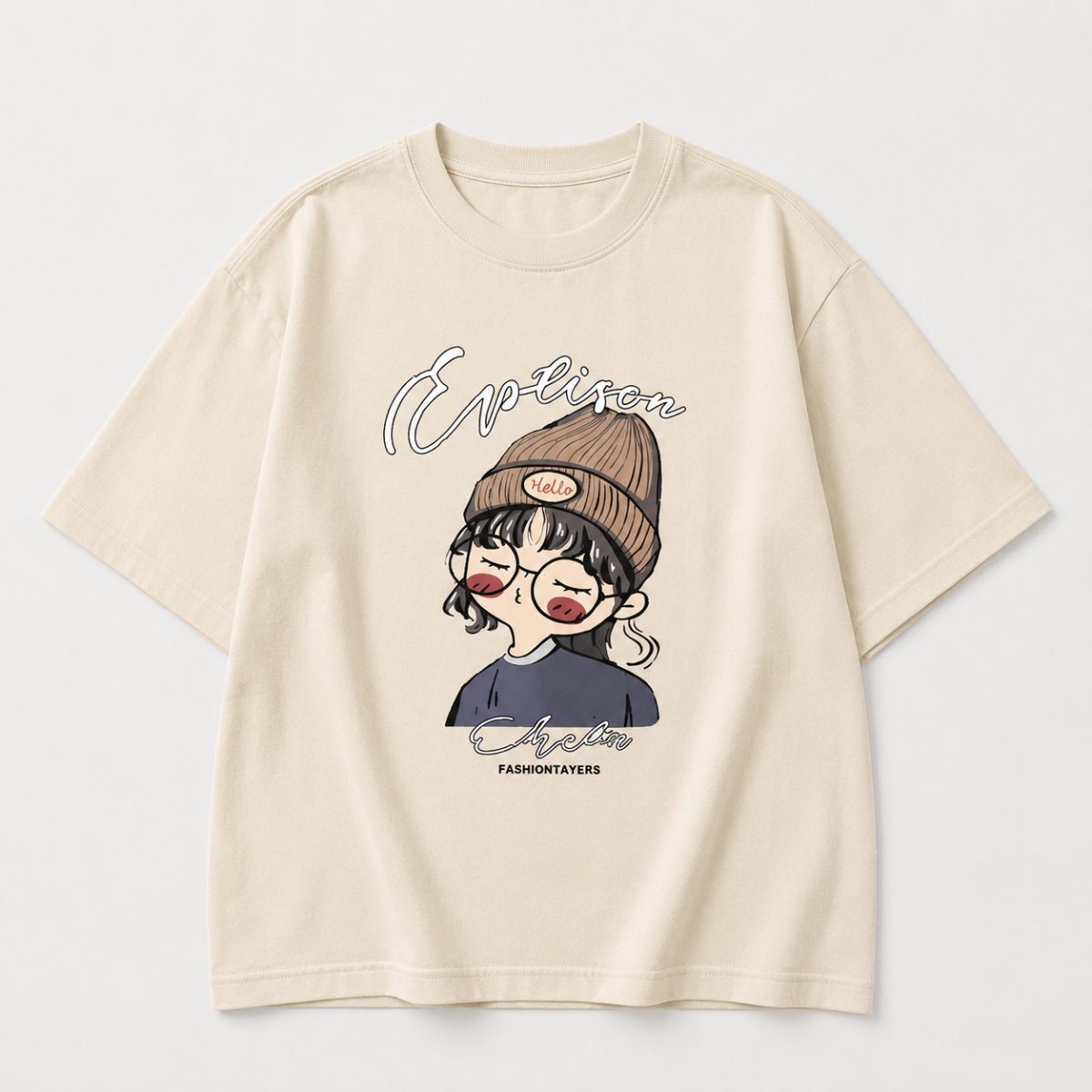 CuteStyle – Trendy & Comfortable – T-shirt with an oversized cartoon print