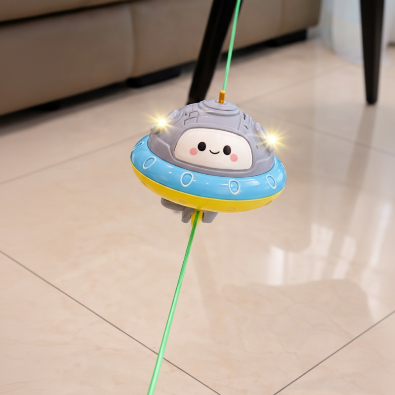 Tightrope Walking UFO Toy – Interactive & Fascinating – Balancing Robot Toy