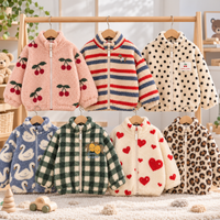 Thumbnail for WarmHug – Comfortable & Trendy – Kids' Fleece Jacket with Playful Prints