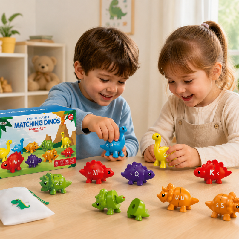 EduDino – Interactive & Creative – Alphabet, Shapes, and Numbers: Dinosaurs