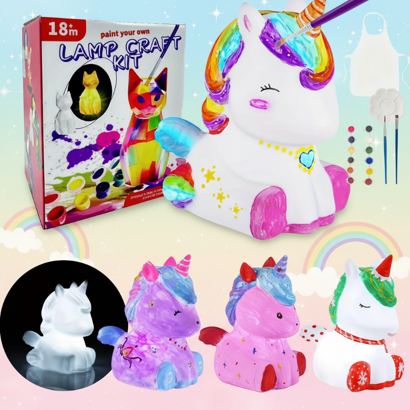 MiniCrafters – Creativity & Learning – DIY Lamp Animal Painting Set