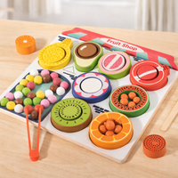 Thumbnail for Toddler Clips™ - Fruit & Shape Match - Sorting game