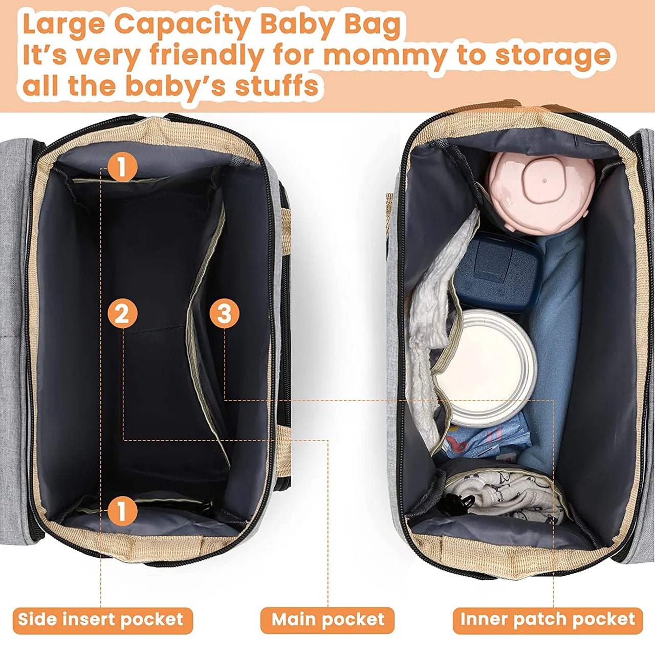 Travel Bag™ - Multifunctional diaper bag - Baby Backpack