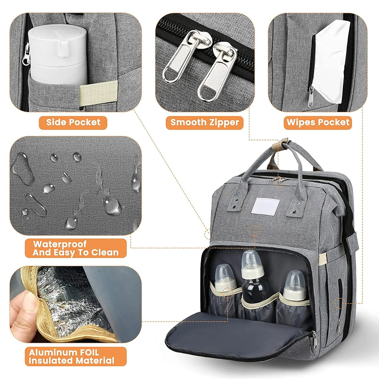 Travel Bag™ - Multifunctional diaper bag - Baby Backpack