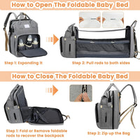 Thumbnail for Travel Bag™ - Multifunctional diaper bag - Baby Backpack