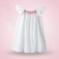 Thumbnail for Floral Dress – Light & Airy – Girls' Flutter-Sleeve Dress