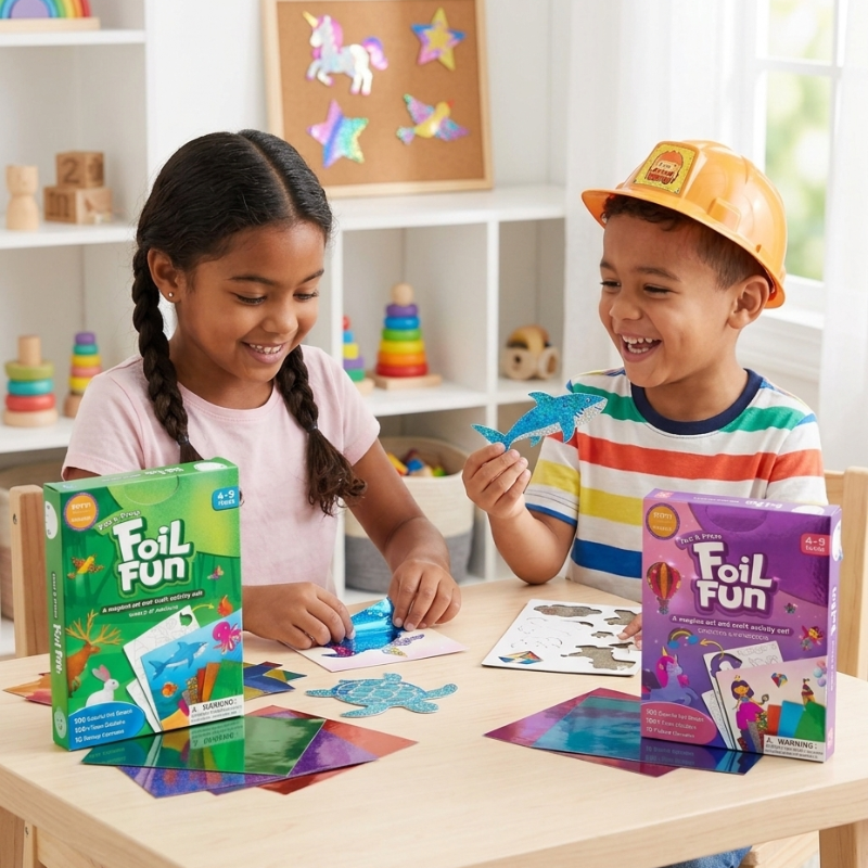 FoilMagic – Playful & Creative – Foil Sticker Art Set