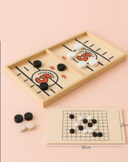 Foosball™ - Easy To Set Up - Wooden Board Game