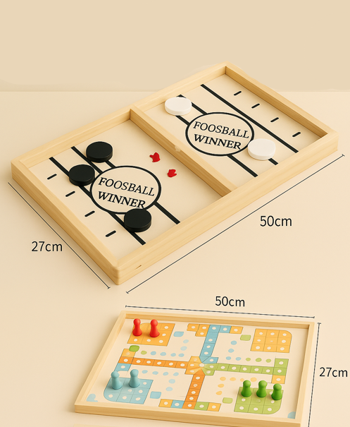 Foosball™ - Easy To Set Up - Wooden Board Game