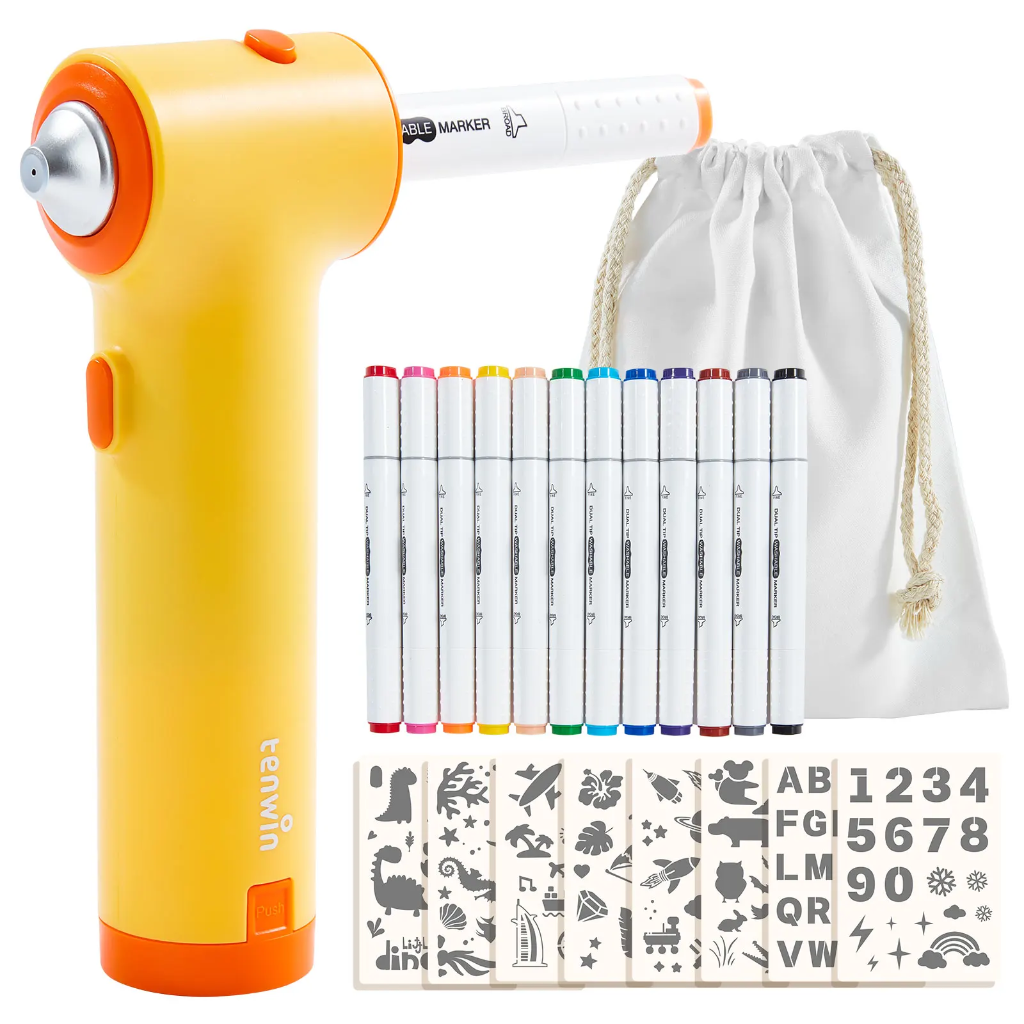 PaintBuddy – Creative & Educational – Portable Airbrush Drawing Set