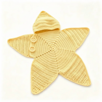Thumbnail for CozyStar – Soft & Handmade – Knitted Baby Jumpsuit with Star-Shaped Design