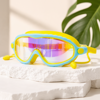 Thumbnail for AquaVision – Adjustable anti-fog and UV protection – Silicone swimming goggles with earplugs