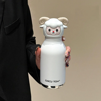 Thumbnail for AnimalSip – Cute & Practical – Children's Stainless Steel Thermos Bottle with Animal Print