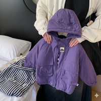 Thumbnail for LiloWear – Windproof & Water-repellent – Children's Windbreaker with Hood