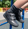MonoWalk – Light & Durable - Leather Sneakers with Velcro