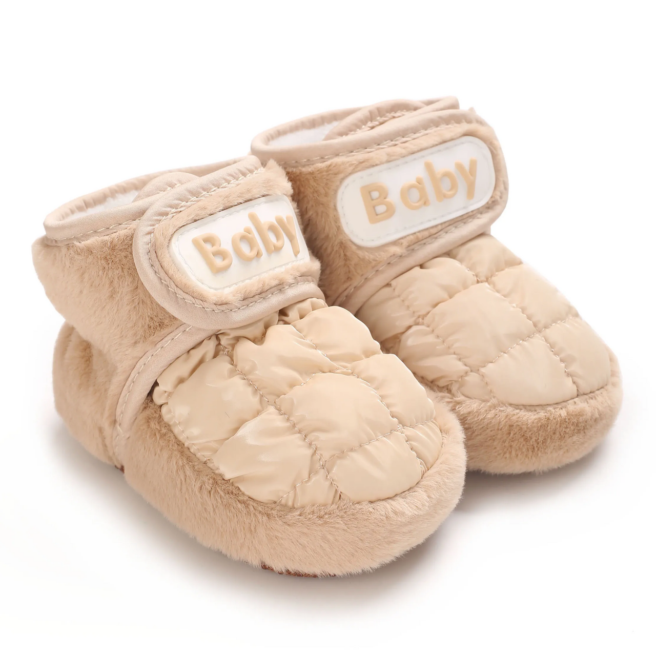 TinyBoots – Cozy & Comfortable – Plush Baby Shoes for Winter
