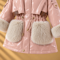Thumbnail for CozyParka – Warm & Soft – Girls' Winter Coat with Plush Collar