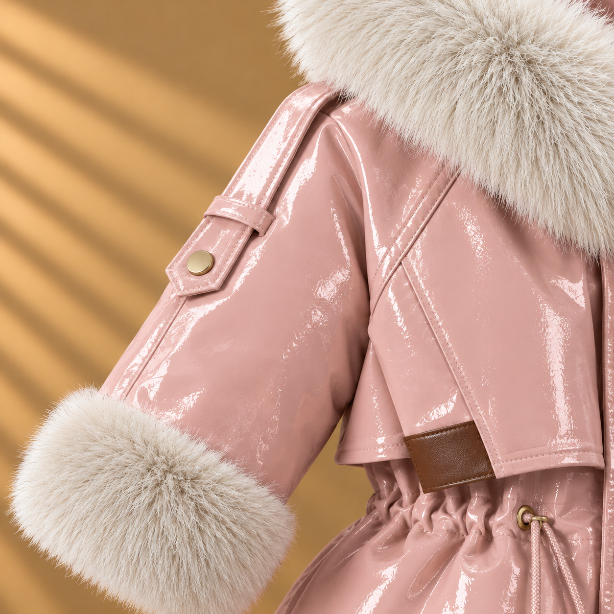 CozyParka – Warm & Soft – Girls' Winter Coat with Plush Collar