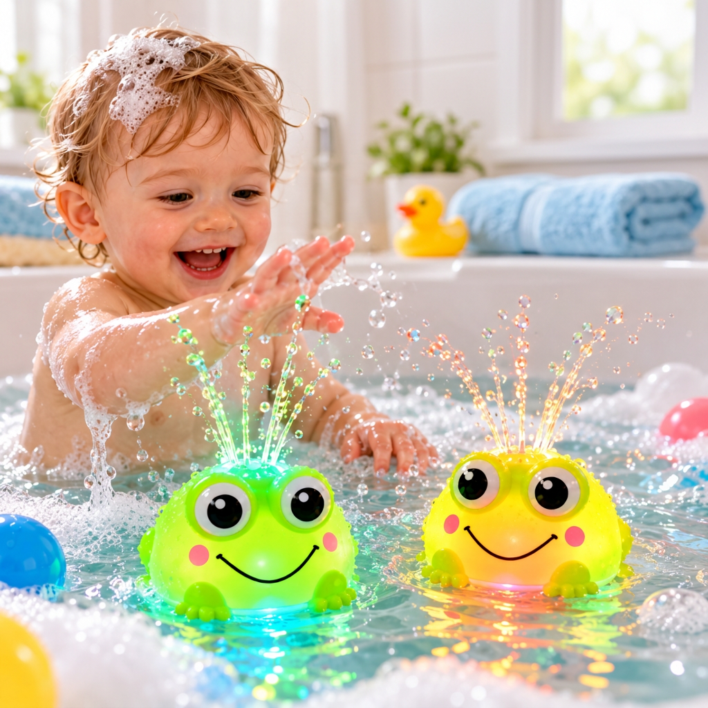 FrogSplash – Fun & Interactive – Automatic Water Fountain