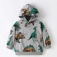 Thumbnail for DinoStyle – Warm & Breathable – Hoodie with Triceratops Print