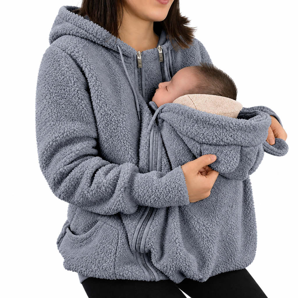 MamaNest – Warm & Practical – 2-in-1 Carrier Jacket for Mom and Baby