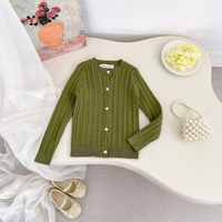 Thumbnail for CozyBelle – Elegant & Warm – Knitted Cardigan with Buttons