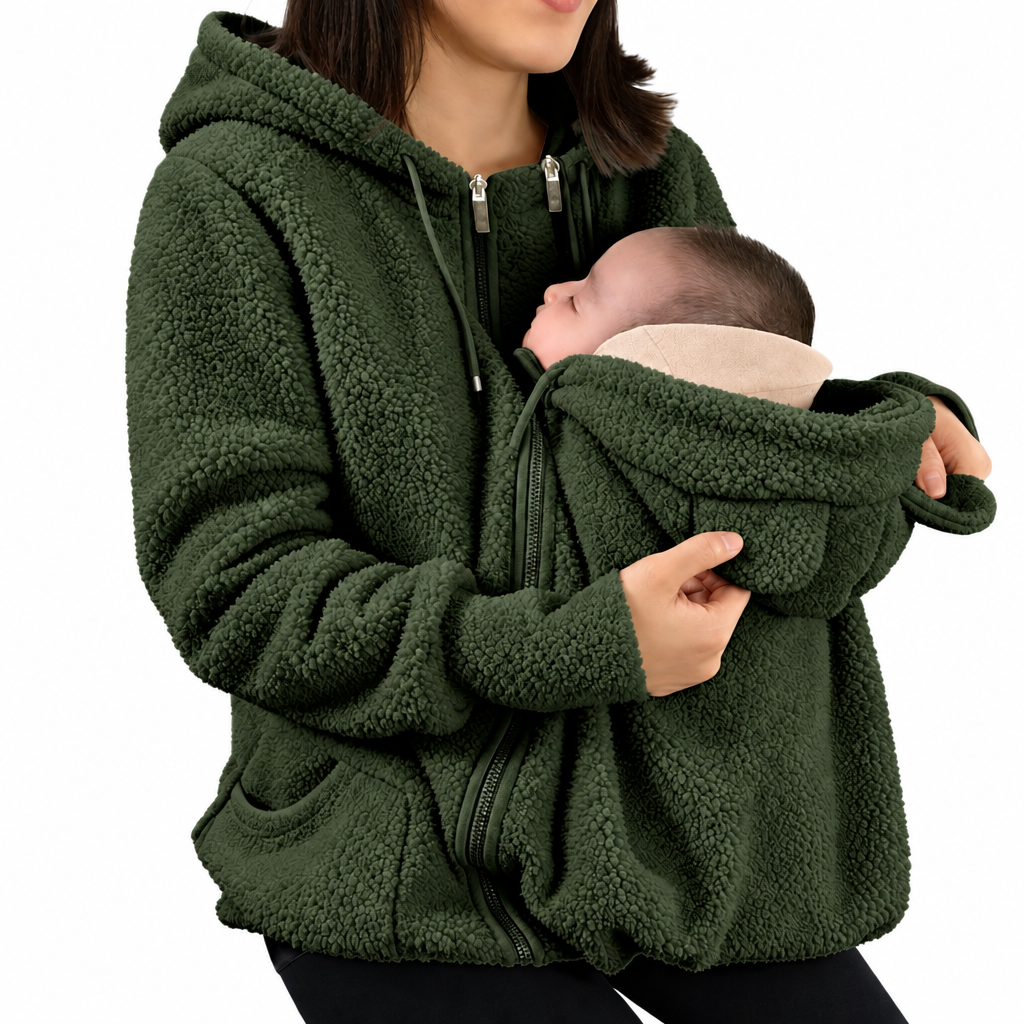 MamaNest – Warm & Practical – 2-in-1 Carrier Jacket for Mom and Baby