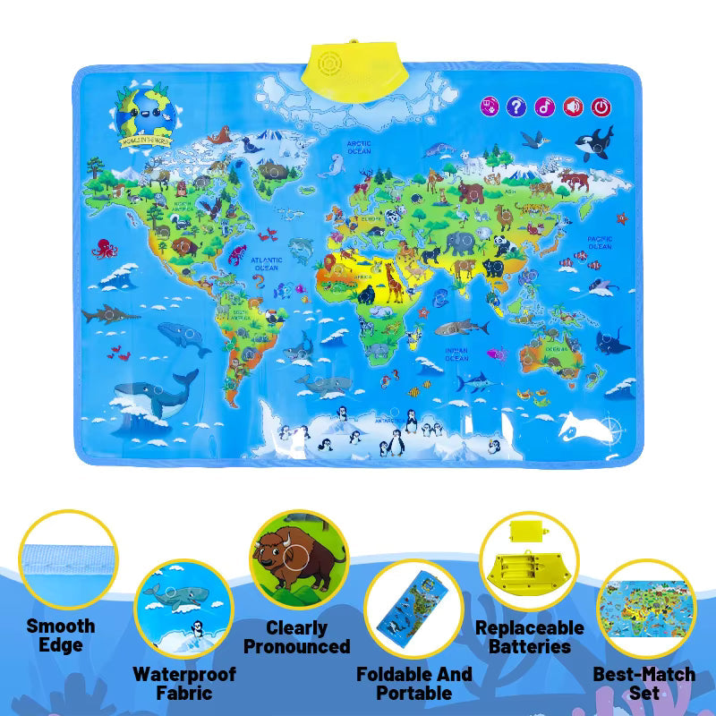 LittleExplorers – Learning & Playing – Animal World Map