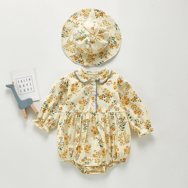 Mini Fashion™ - Long Sleeves - Girls Romper
