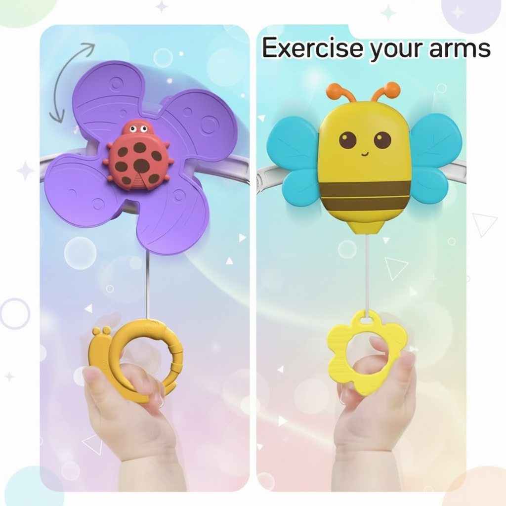 BuzzBloom – Colorful & Interactive – Baby Play Arch