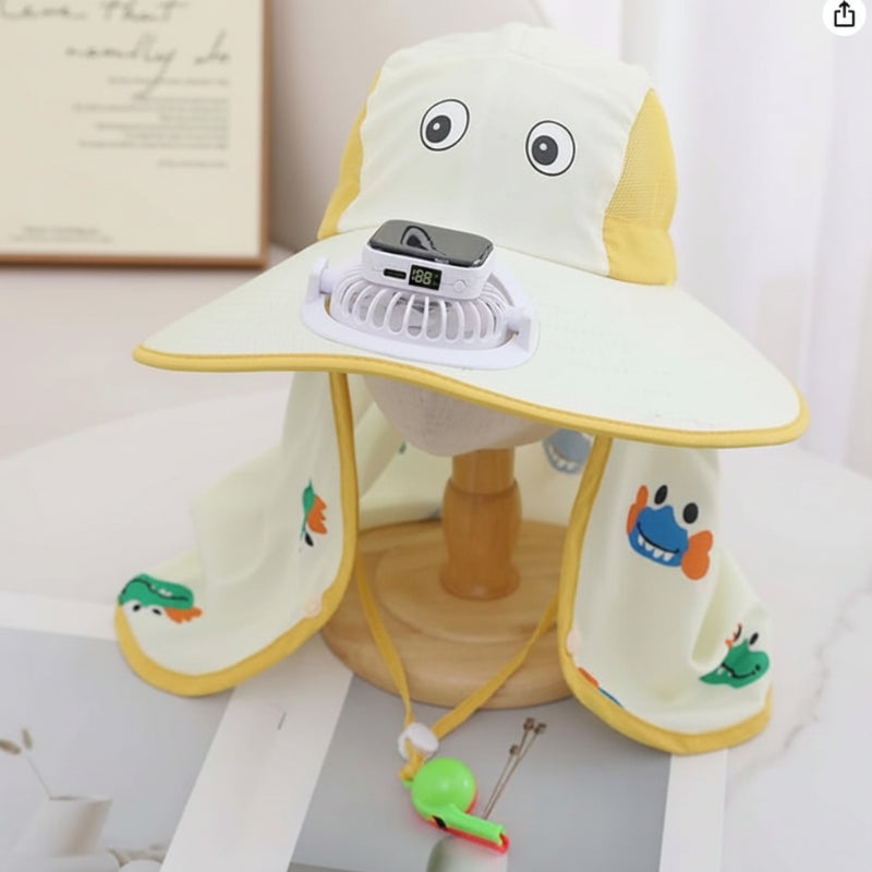 HappyShade – Sun Protection & Cooling – Children's Summer Hat with Fan
