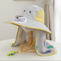 Thumbnail for HappyShade – Sun Protection & Cooling – Children's Summer Hat with Fan