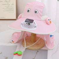 Thumbnail for HappyShade – Sun Protection & Cooling – Children's Summer Hat with Fan
