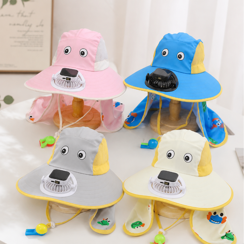 HappyShade – Sun Protection & Cooling – Children's Summer Hat with Fan