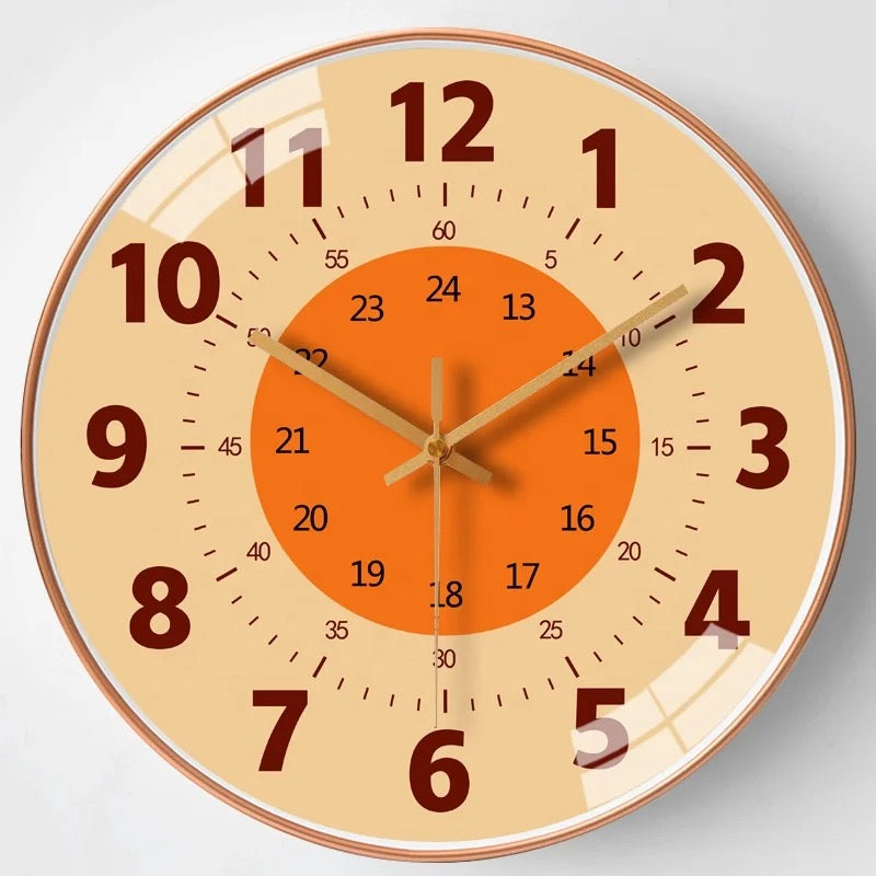 ChildrenTime – Independent & Quiet - Educational Children's Wall Clock