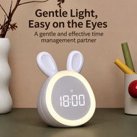 Thumbnail for BunnyGlow – Cute & Practical – Digital Kids' Alarm Clock with Night Light
