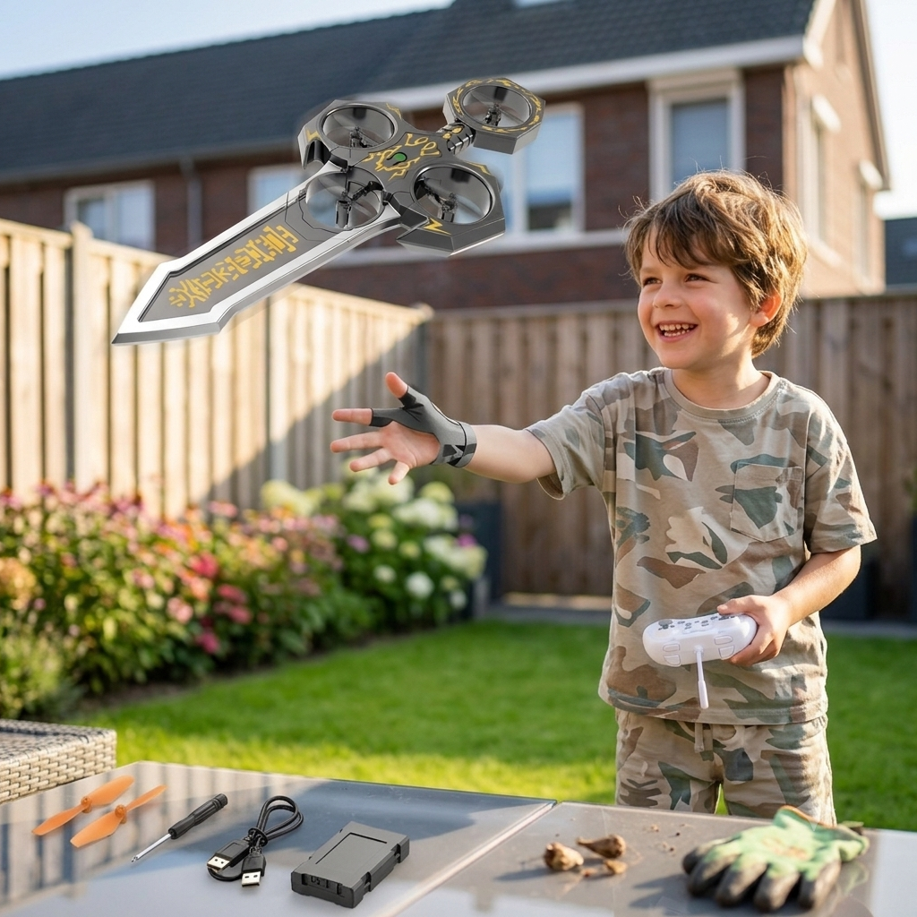 AirBlade – Fun & Interactive – RC Flying Toy with Sword Design