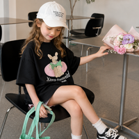 Thumbnail for SunnyKids – Comfortable & Cute – Oversized T-shirt with Cartoon Print