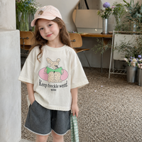 Thumbnail for SunnyKids – Comfortable & Cute – Oversized T-shirt with Cartoon Print