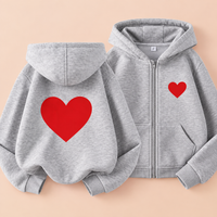 Thumbnail for LittleLove – Soft & Sweet – Kids' Hoodie with Heart Print