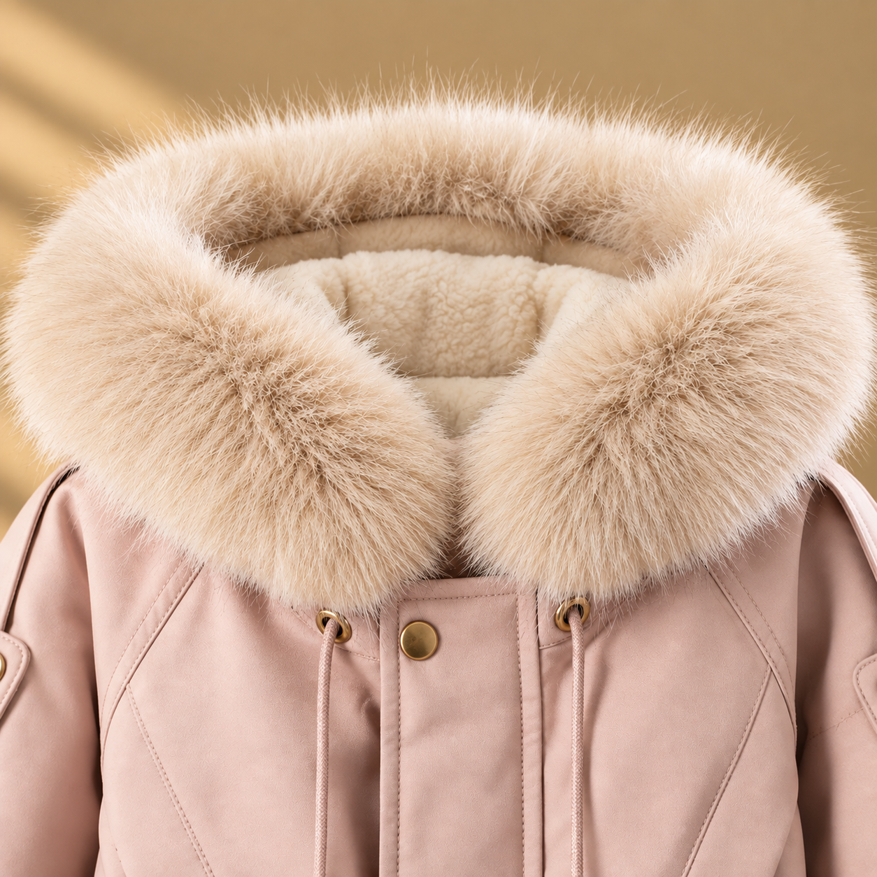 CozyParka – Warm & Soft – Girls' Winter Coat with Plush Collar